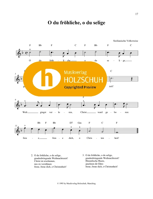 O du fröhliche, o du selige